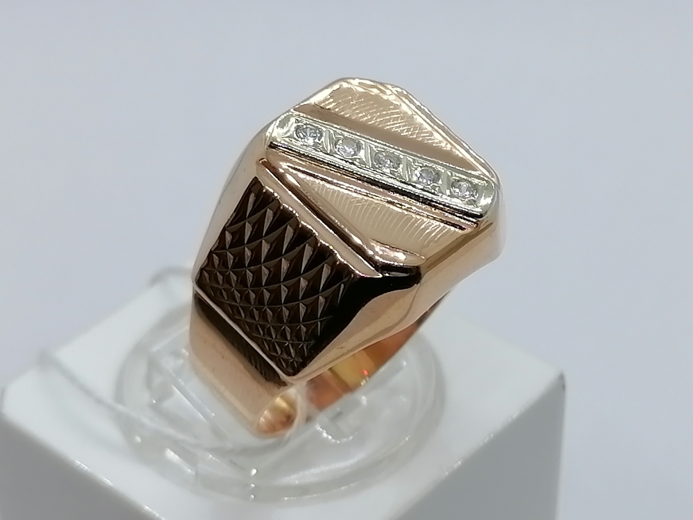 ПЕЧКМИ583 ПЕЧАТКА С КАМНЯМИ (Au 583)