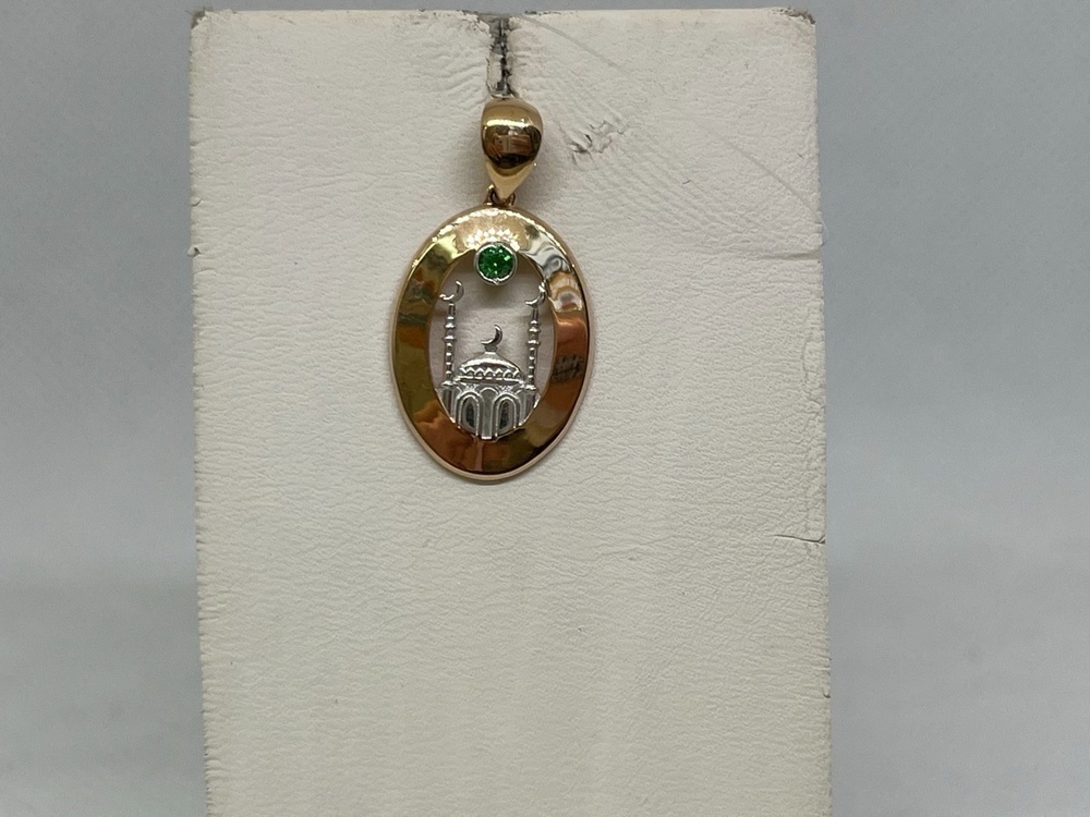 ПОДВЕСКА МЕЧЕТЬ с камнем (Au 585)