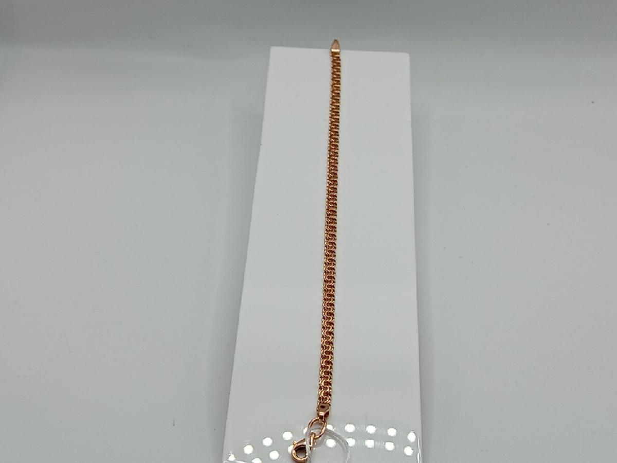 БЛБ585 БРАСЛЕТ ПОЛНОВЕСНЫЙ Бисмарк (Au 585)