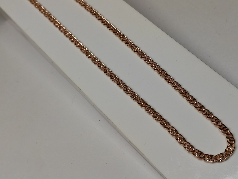 ЦЕПЬ ПУСТОТЕЛАЯ Птичий глаз(глаз пантеры) (Au 585)