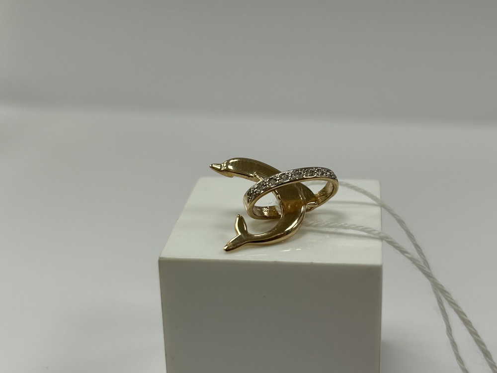 ПОДВЕСКА С КАМНЯМИ (Au 585)