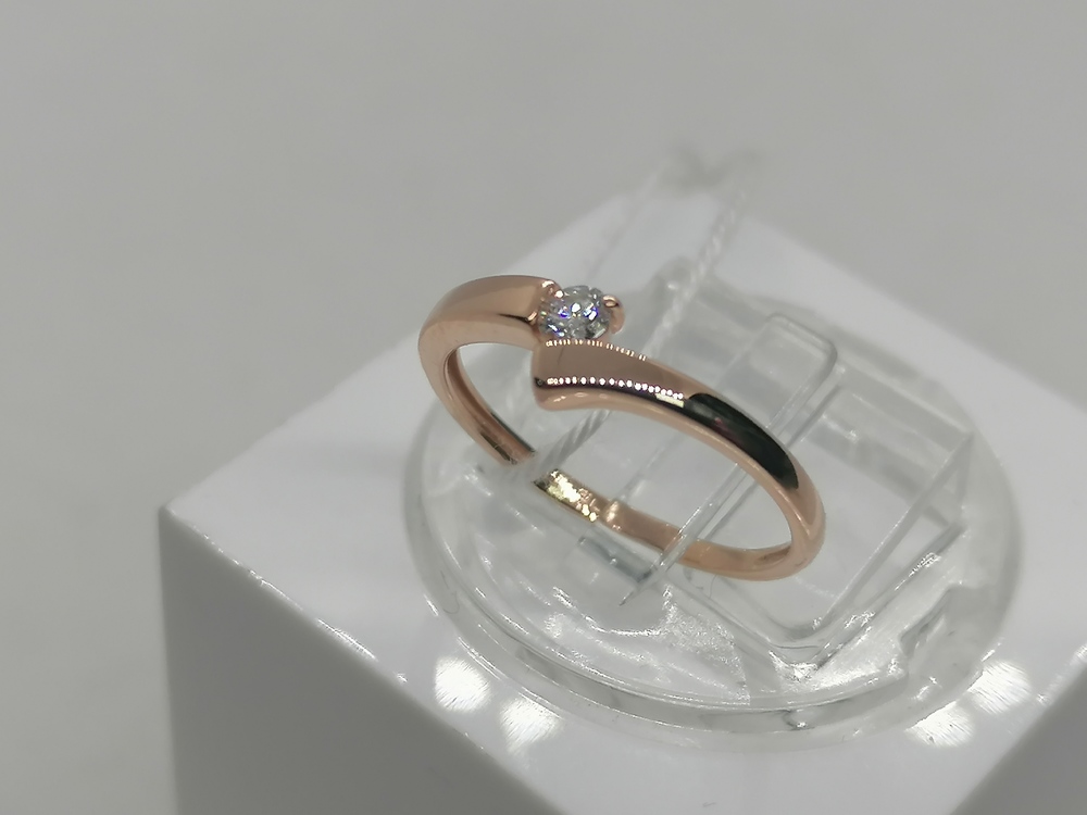 КОЛЬЦО БРИЛЛИАНТ Au 585