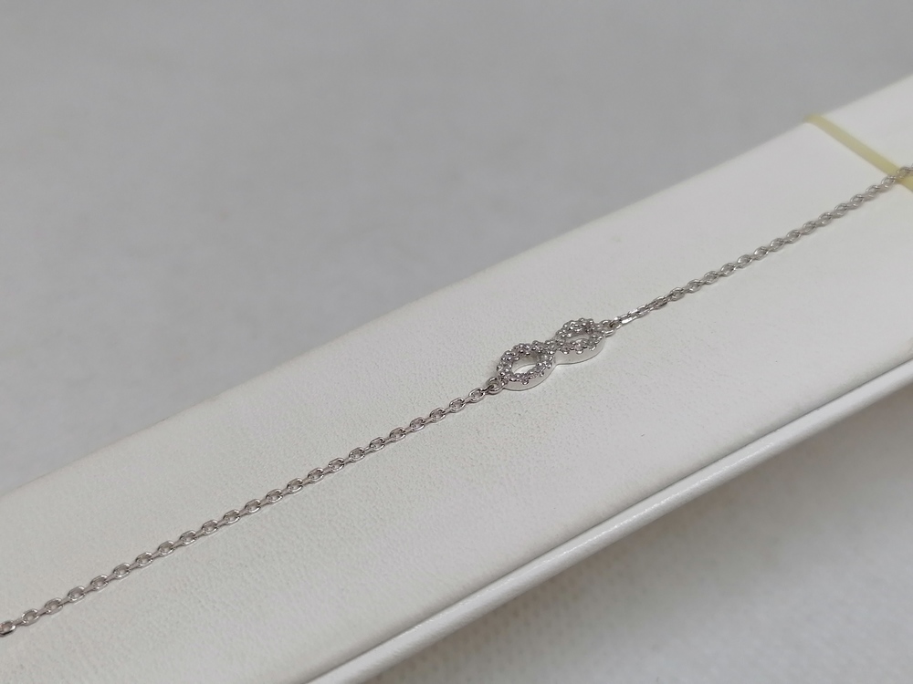 Б585 БРАСЛЕТ С КАМНЯМИ (Au 585)