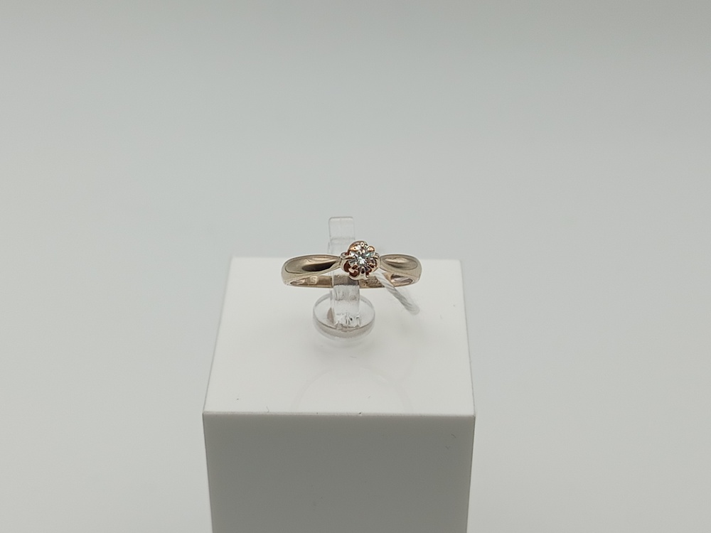 КОЛЬЦО БРИЛЛИАНТ Au 585