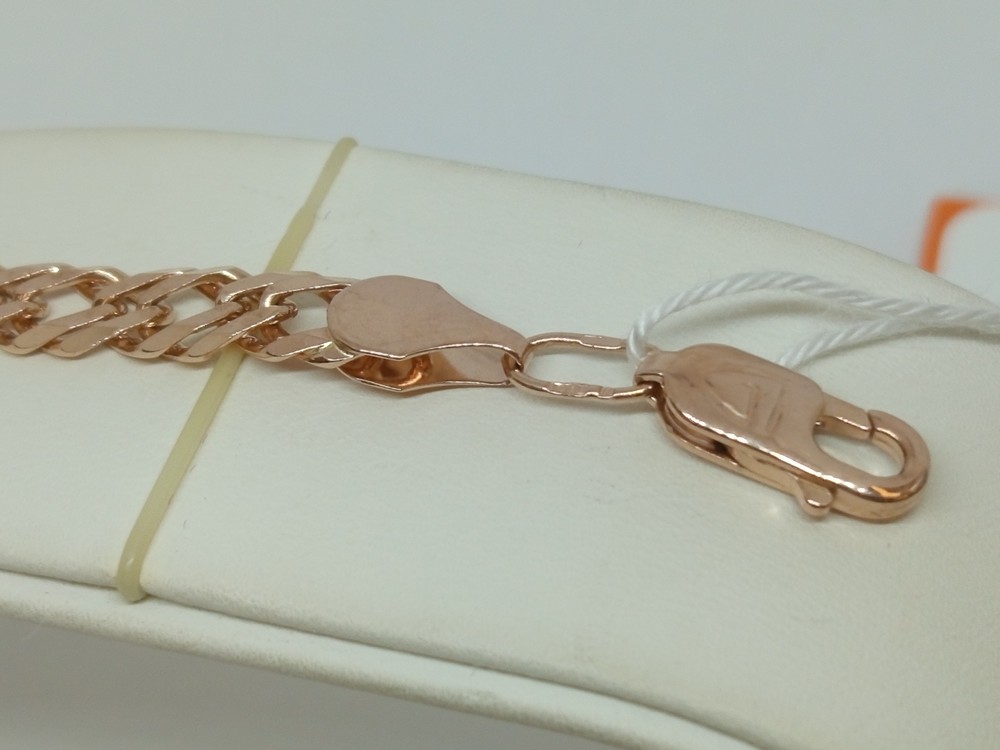 БРАСЛЕТ ПОЛНОВЕСНЫЙ Ромб двойной Au 585