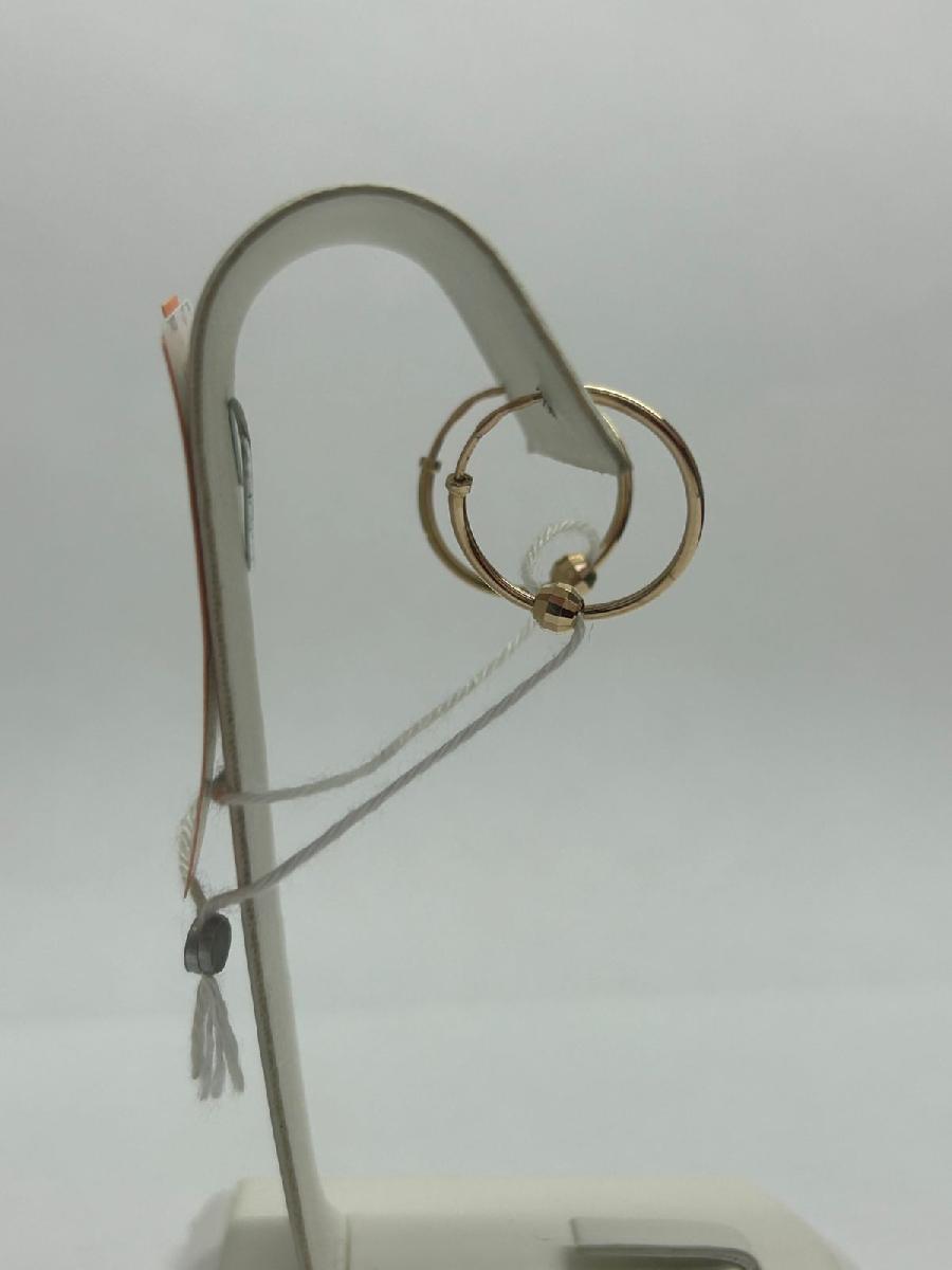 СКОН585 СЕРЬГИ КОНГО (Au 585)