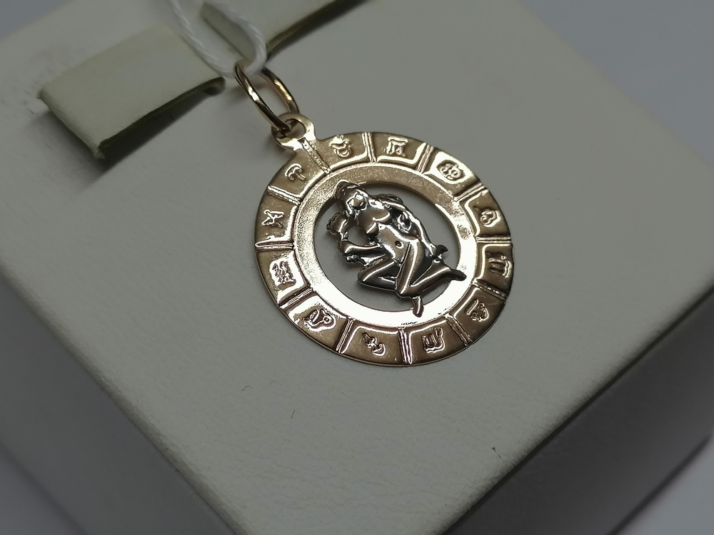 ПОДВЕСКА ЗНАК ЗОДИАКА ДЕВА Au 585
