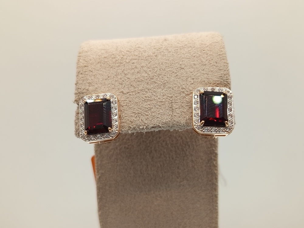 СЕРЬГИ С КАМНЯМИ (Au 585)