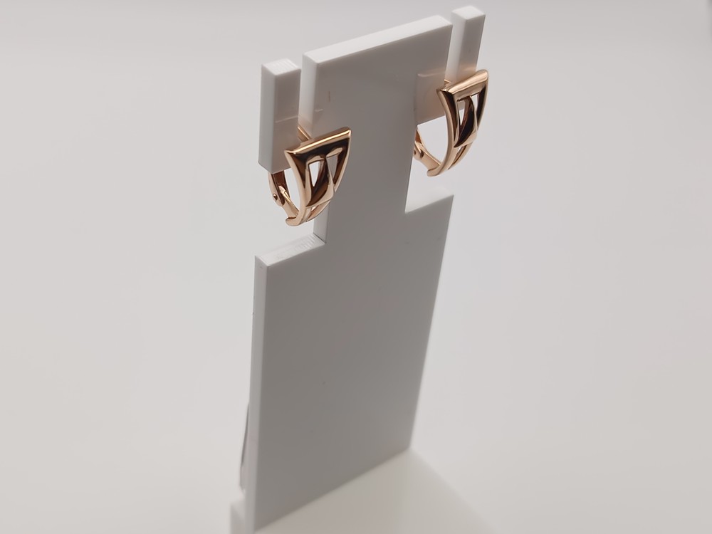 СЕРЬГИ БЕЗ КАМНЯ (Au 585)