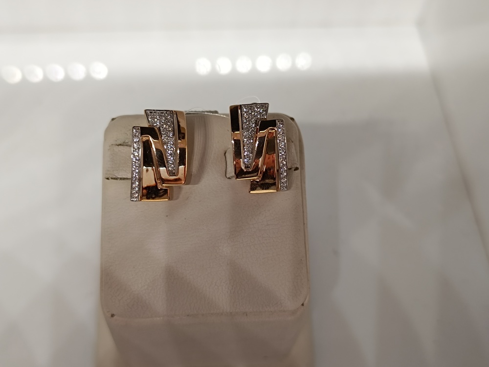 СЕРЬГИ С КАМНЯМИ (Au 585)