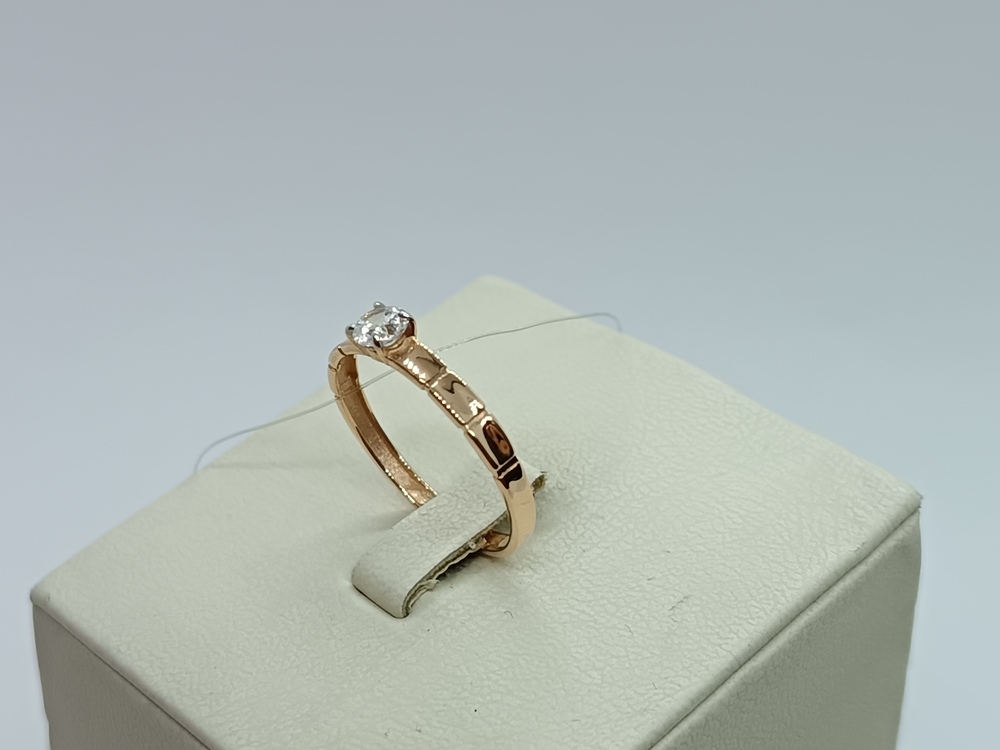 КОЛЬЦО С КАМНЕМ (Au 585)