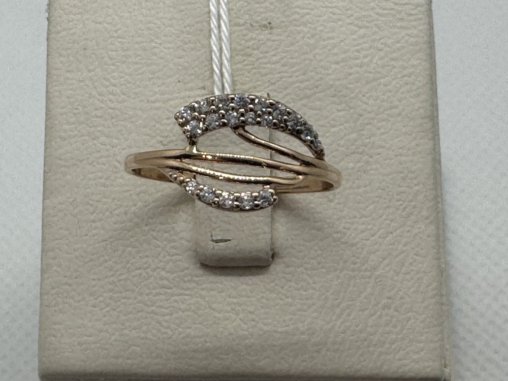 КОЛКМИ585 КОЛЬЦО С КАМНЯМИ (Au 585)