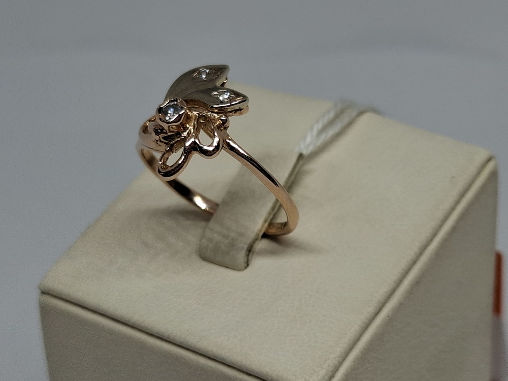 КОЛКМИ585 КОЛЬЦО С КАМНЯМИ (Au 585)