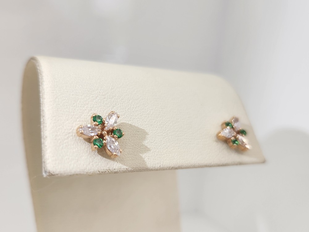 СЕРЬГИ С КАМНЯМИ (Au 585)