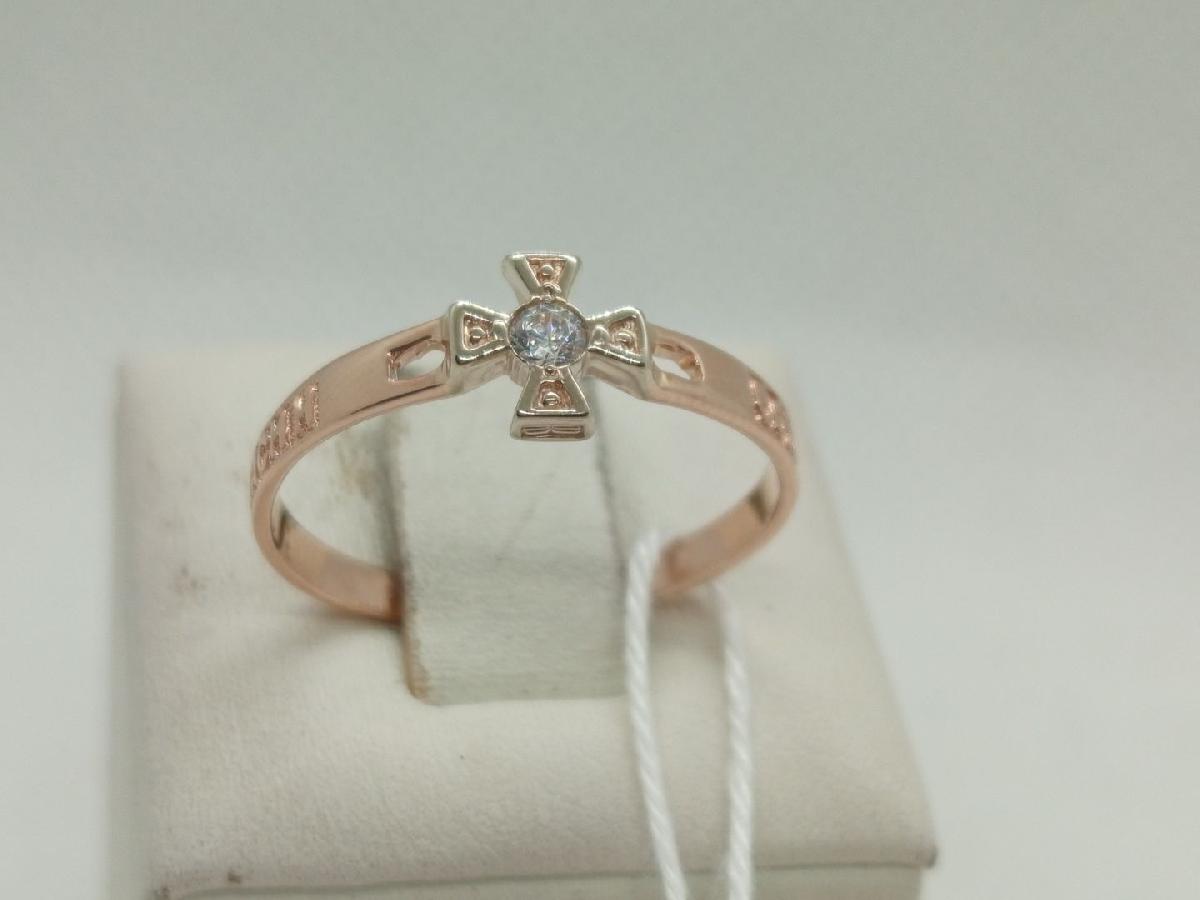 КОЛКМ585 КОЛЬЦО С КАМНЕМ (Au 585)