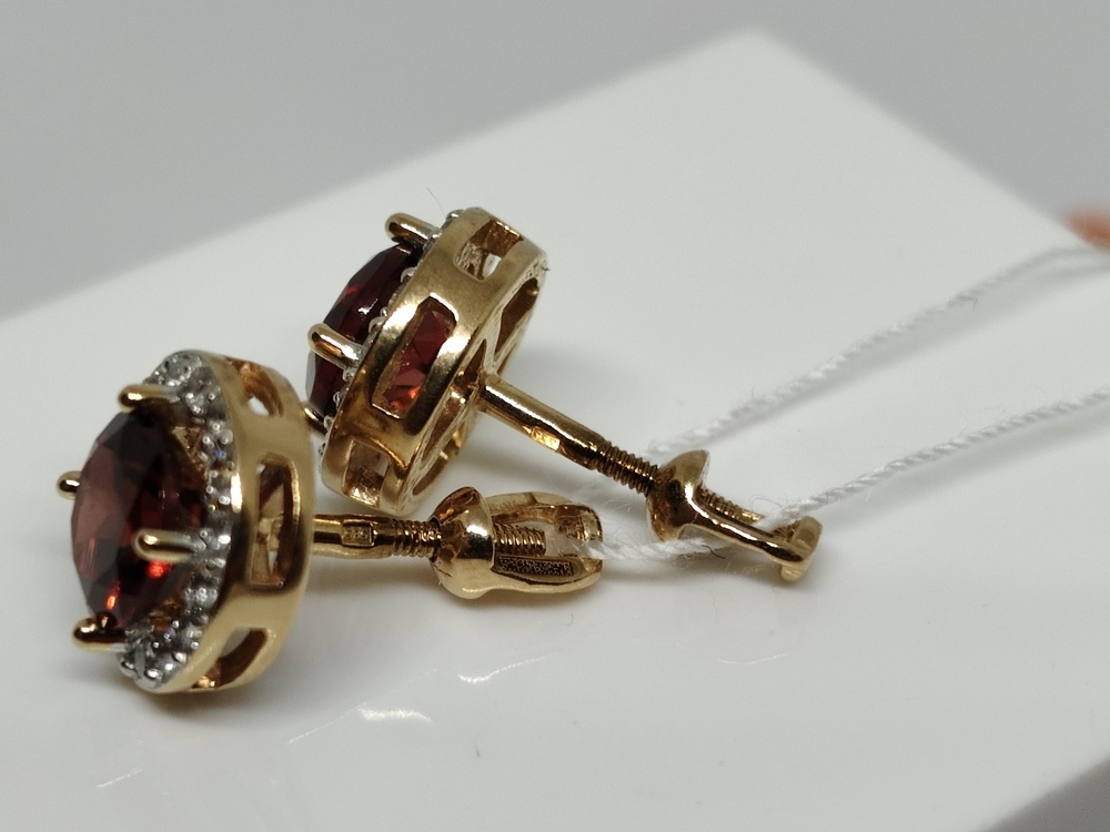 СПУС585 СЕРЬГИ ПУСЕТЫ (Au 585)