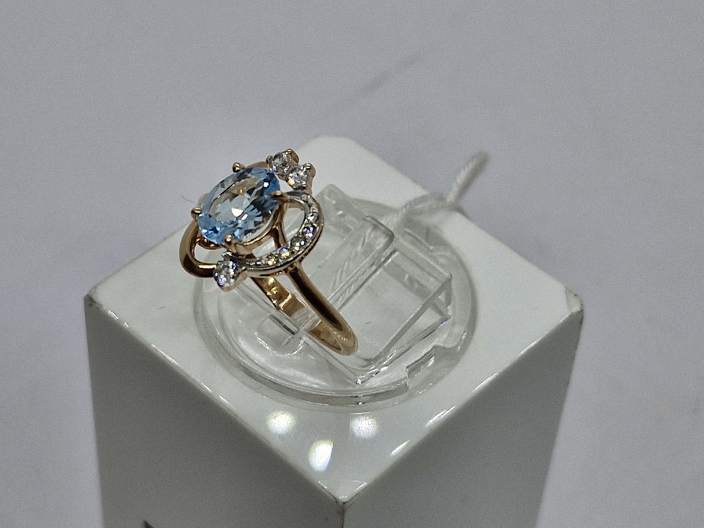 КОЛКМИ585 КОЛЬЦО С КАМНЯМИ (Au 585) КОЛКМИ585 КОЛЬЦО С КАМНЯМИ (Au 585)