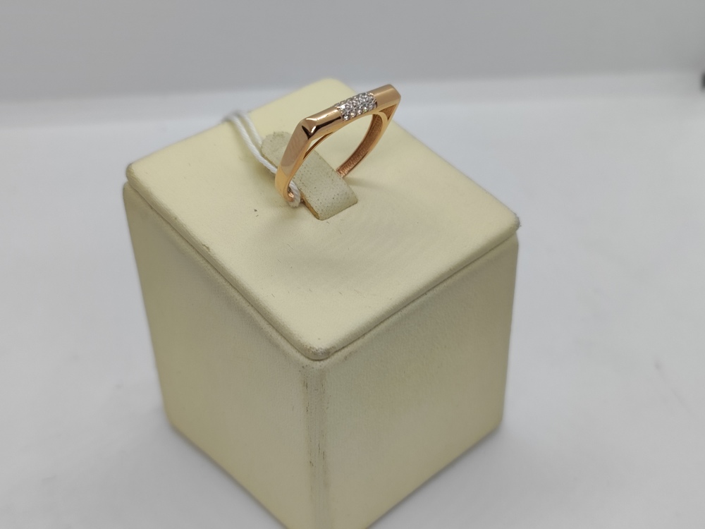 КОЛКМИ585 КОЛЬЦО С КАМНЯМИ (Au 585)