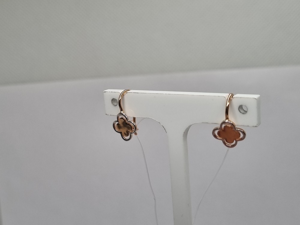 СЕРЬГИ ПЕТЕЛЬКА без камня (Au 585)