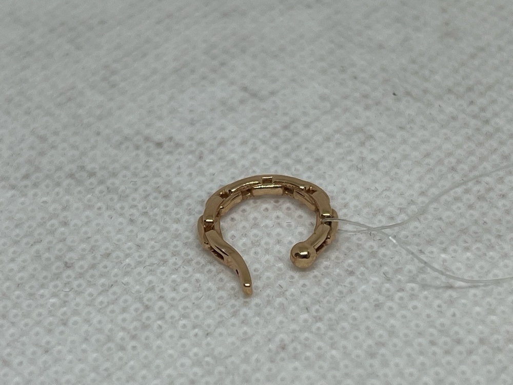 СЕРЬГИ ПУСЕТА без камня (Au 585)