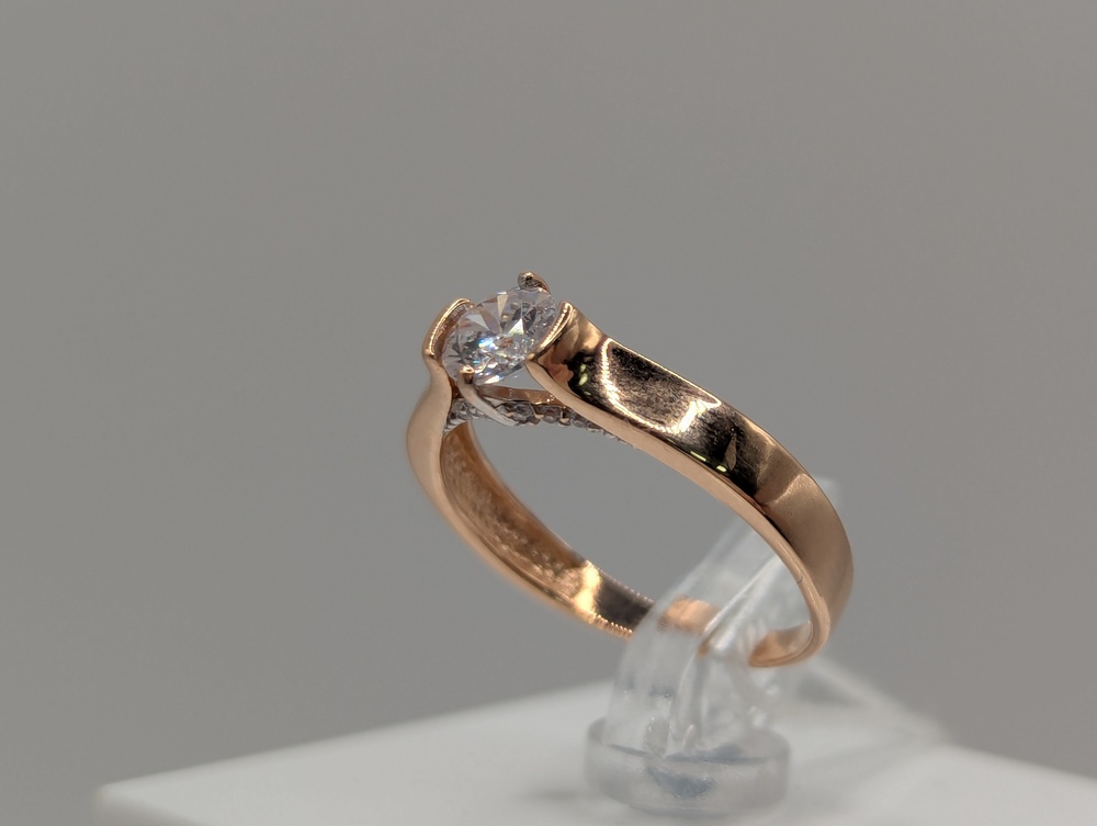 КОЛКМИ585 КОЛЬЦО С КАМНЯМИ (Au 585)