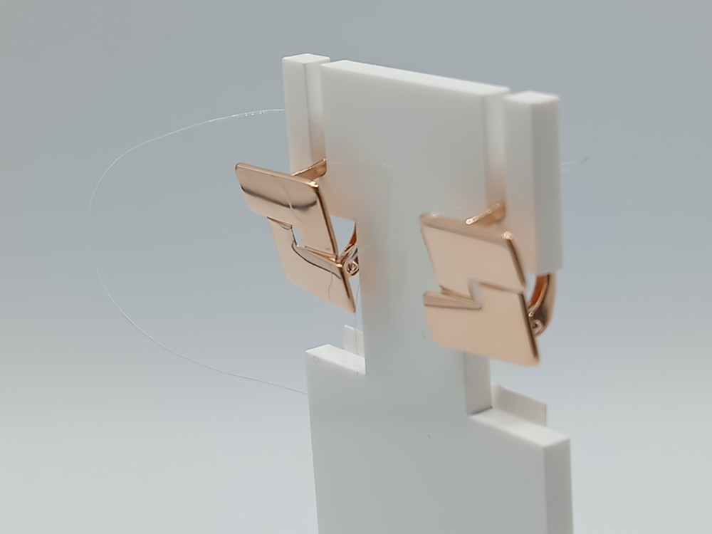 СЕРЬГИ БЕЗ КАМНЯ (Au 585)