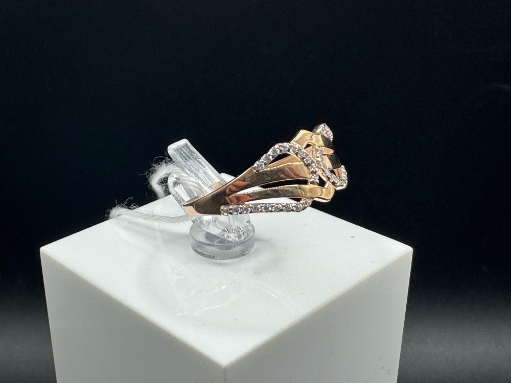 КОЛКМИ585 КОЛЬЦО С КАМНЯМИ (Au 585)