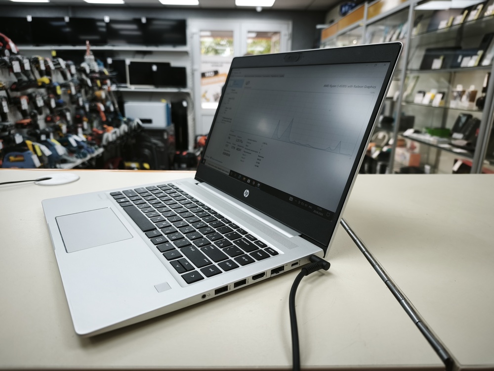 Ноутбук HP probook 445 g7; Ryzen 5 4500U, AMD Radeon (TM) Graphics, 8 Гб, 128 Гб, 500 Гб