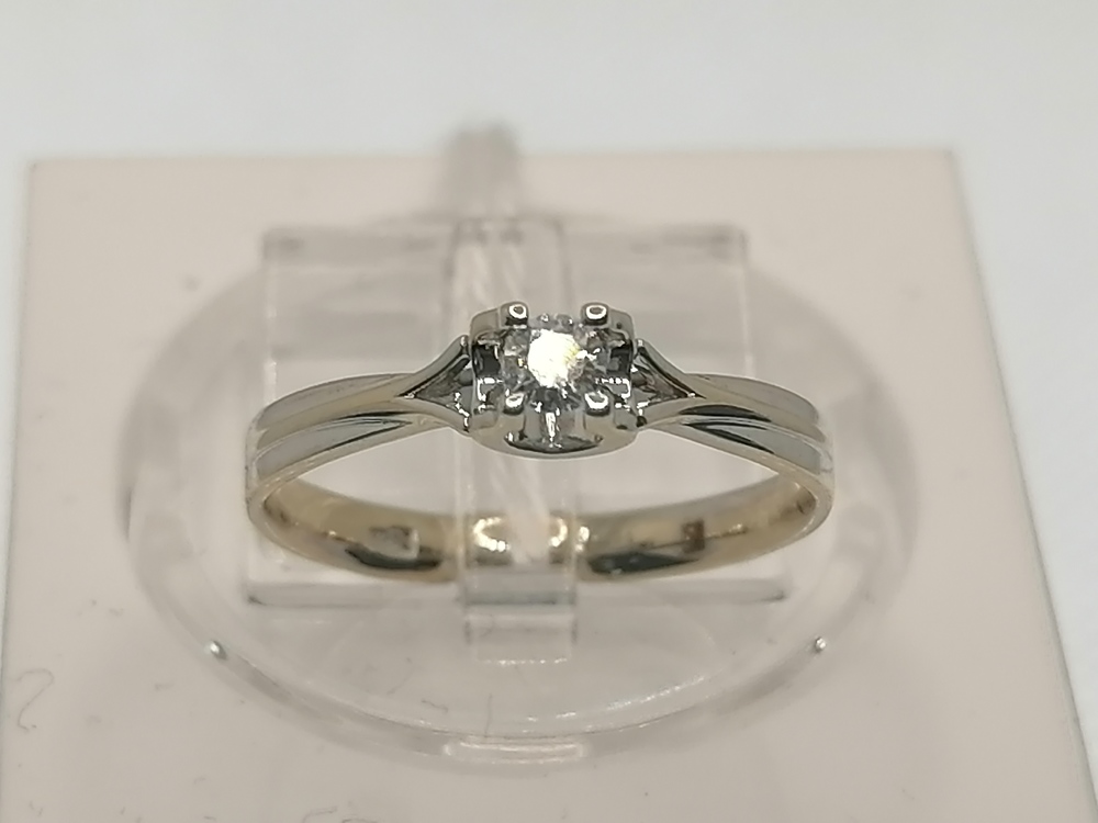 КОЛЬЦО БРИЛЛИАНТ Au 585