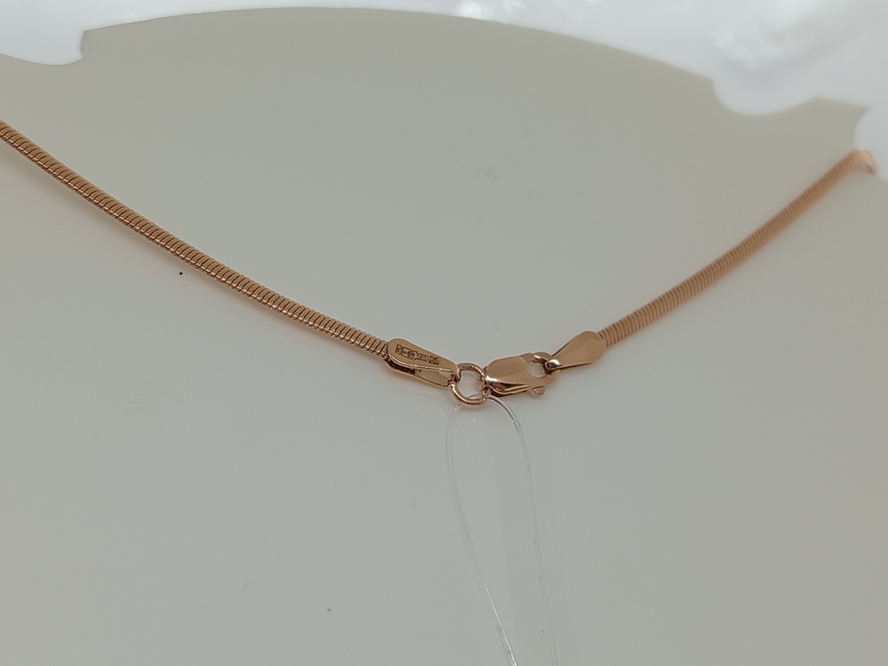 ЦЕПЬ ПОЛНОВЕСНАЯ Жгут(снейк) (Au 585)