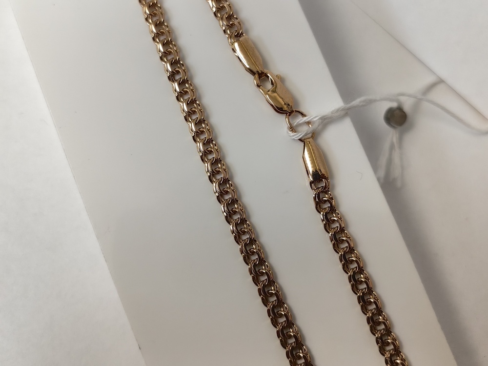 ЦЕПЬ ПОЛНОВЕСНАЯ Бисмарк (Au 585)