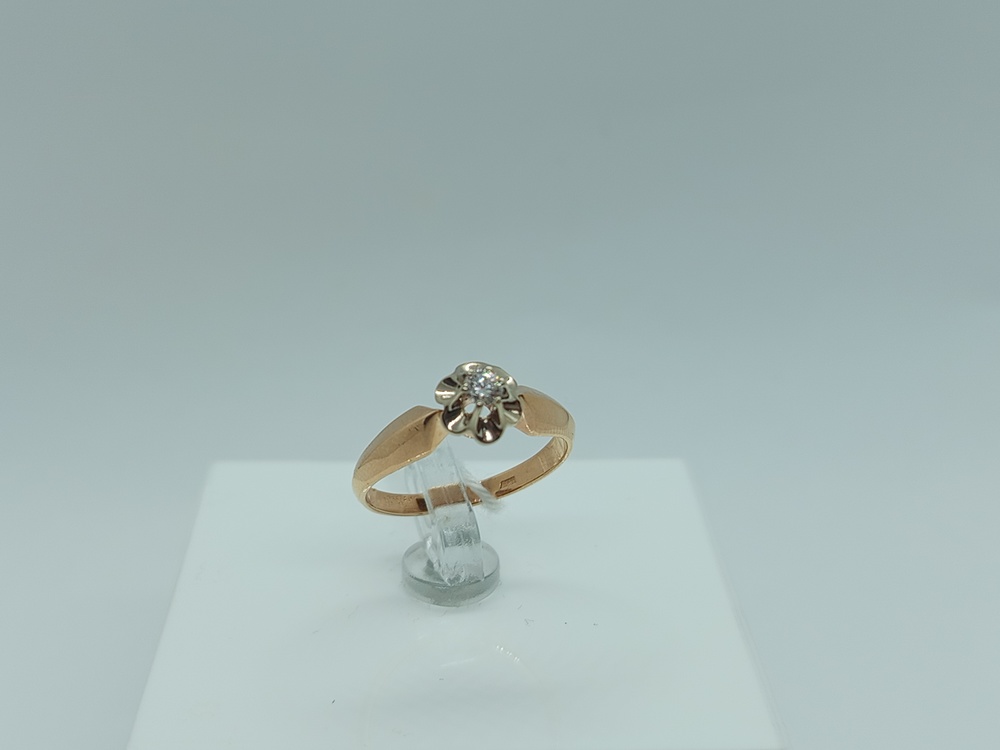 КОЛЬЦО БРИЛЛИАНТ Au 585