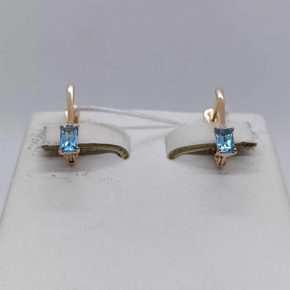 СЕРЬГИ С КАМНЯМИ (Au 585)