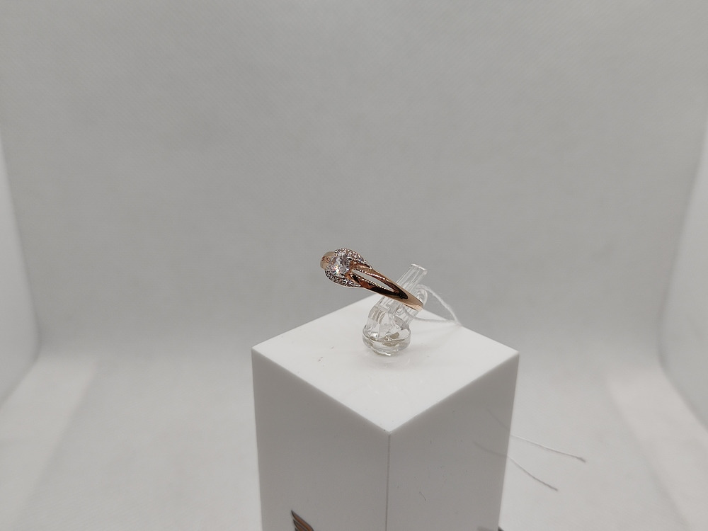 КОЛЬЦО С КАМНЯМИ (Au 585)