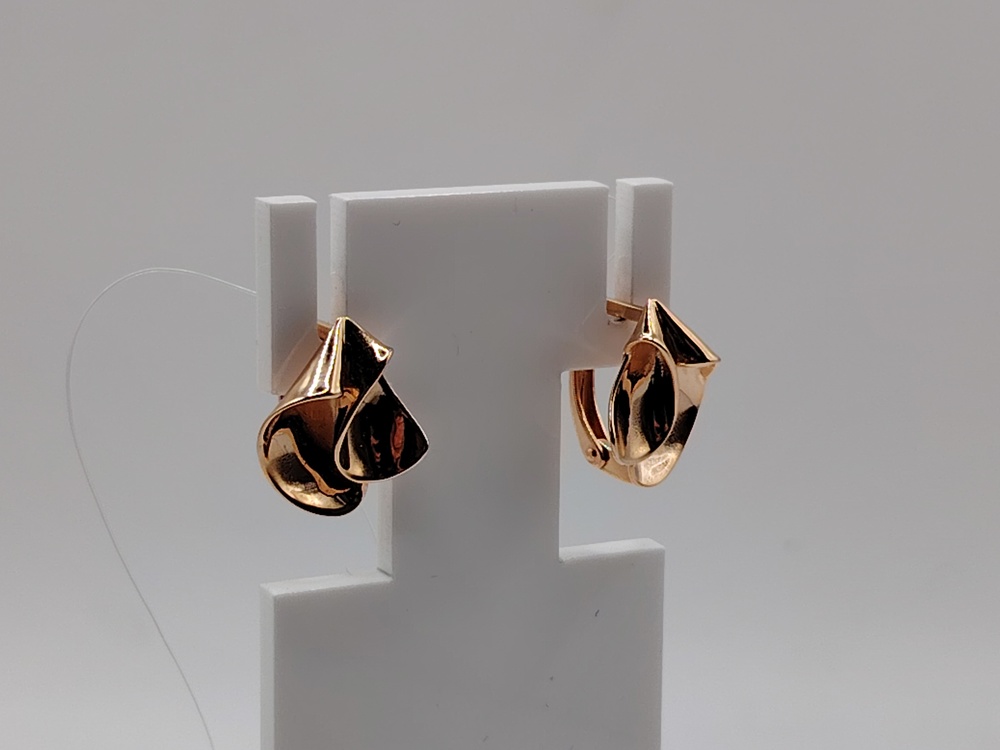 СЕРЬГИ БЕЗ КАМНЯ (Au 585)