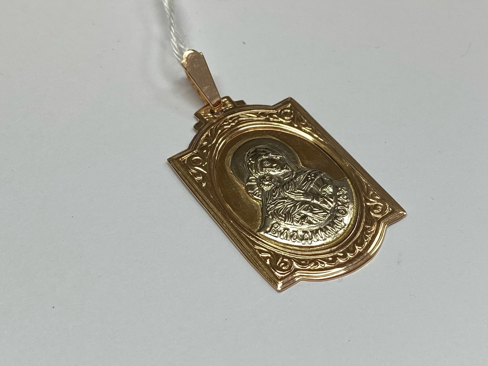 ПОДИБК585 ПОДВЕСКА ИКОНА БЕЗ КАМНЯ (Au 585)