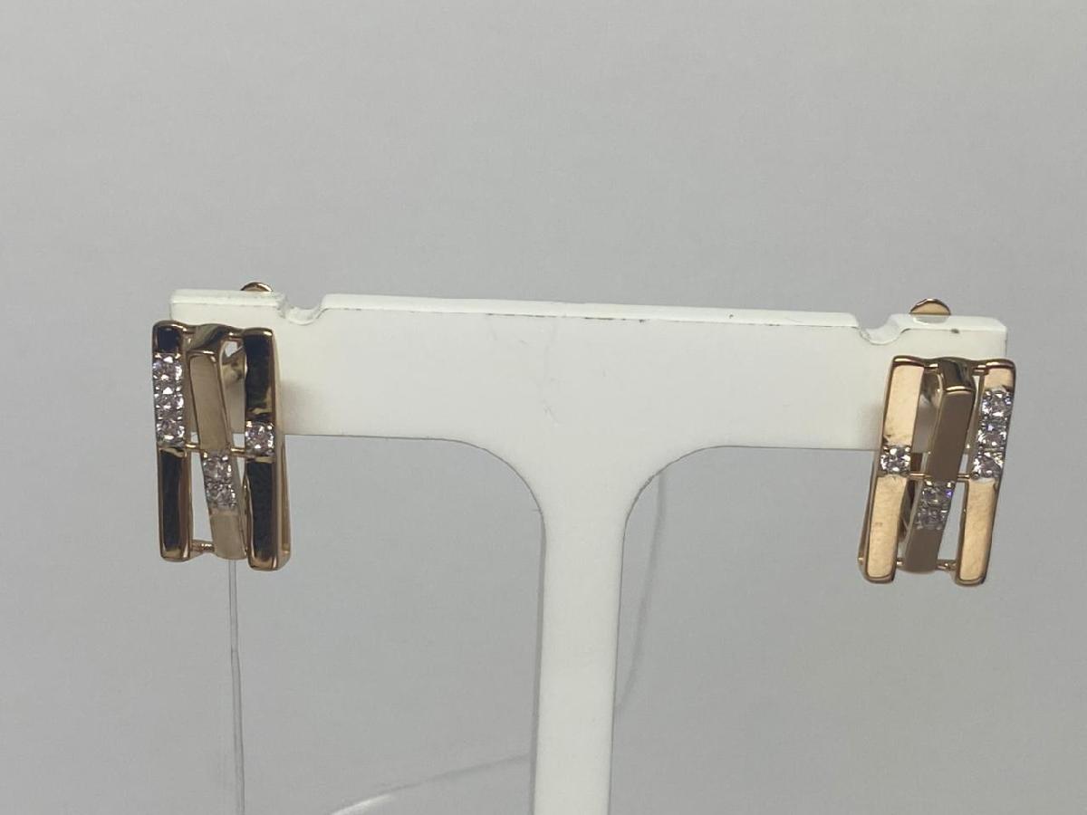 СЕРЬГИ С КАМНЯМИ (Au 585)