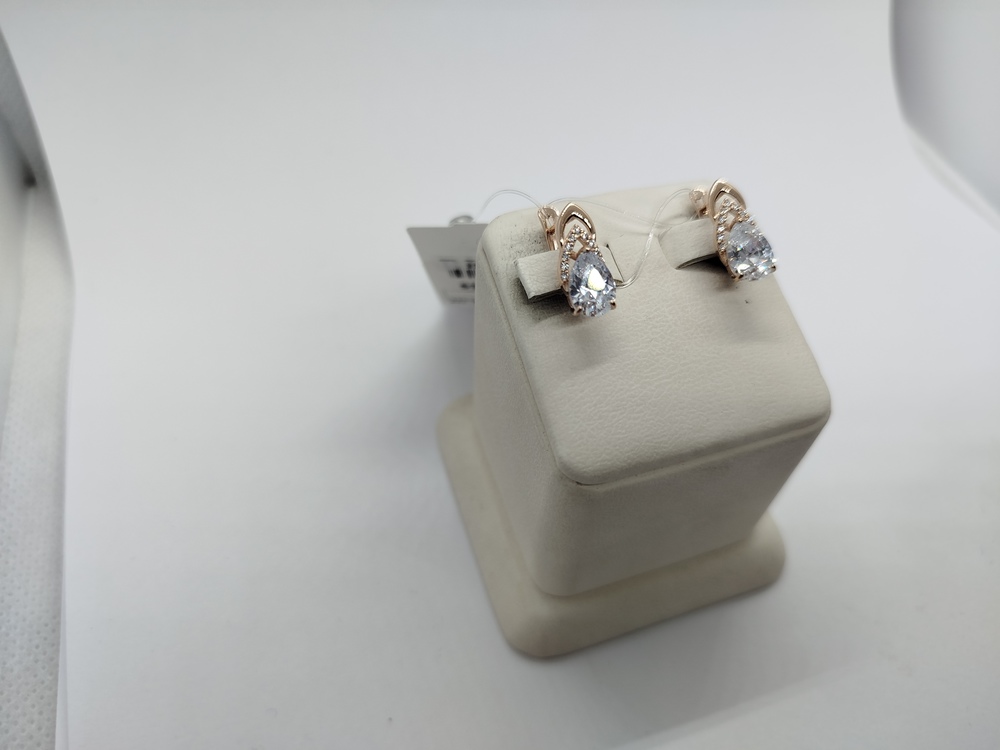 СЕРЬГИ С КАМНЯМИ (Au 585)