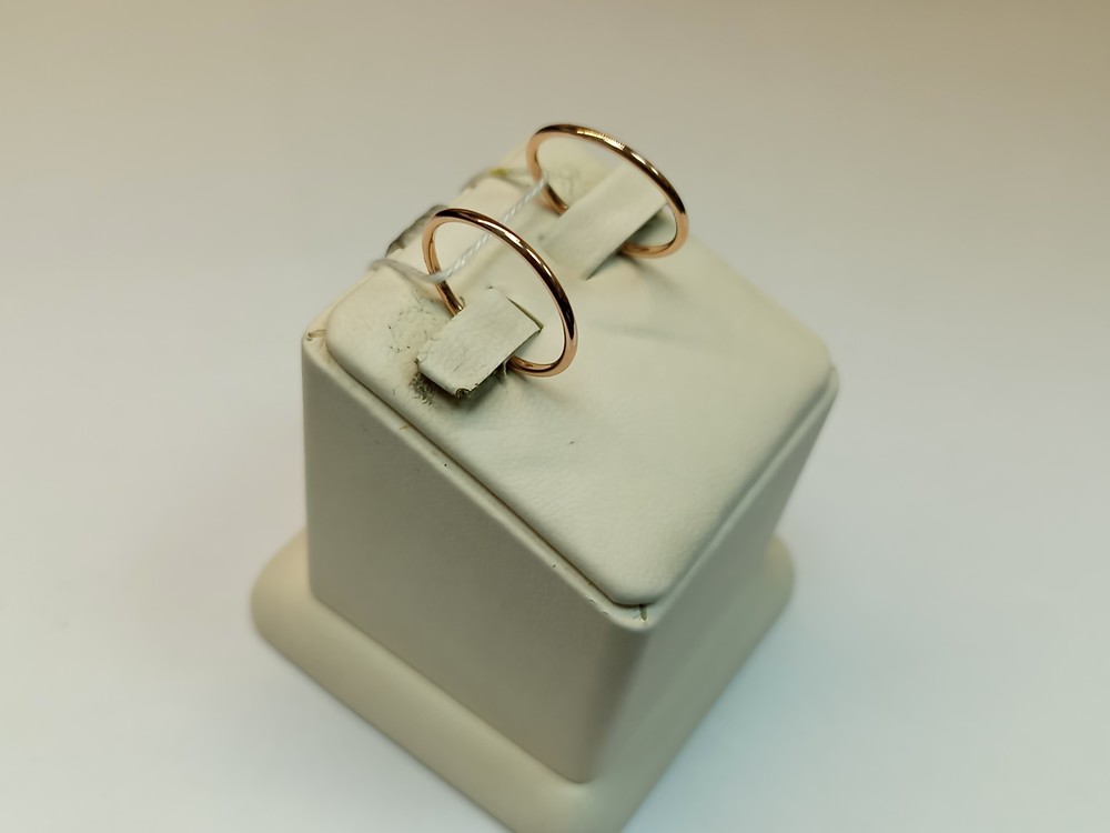 СКОН585 СЕРЬГИ КОНГО (Au 585)