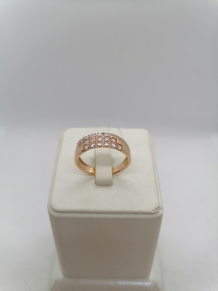 КОЛЬЦО С КАМНЯМИ (Au 585)