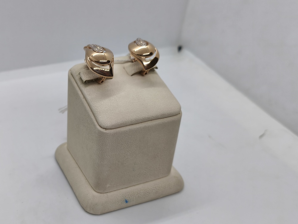 СКМИ585 СЕРЬГИ С КАМНЯМИ (Au 585)