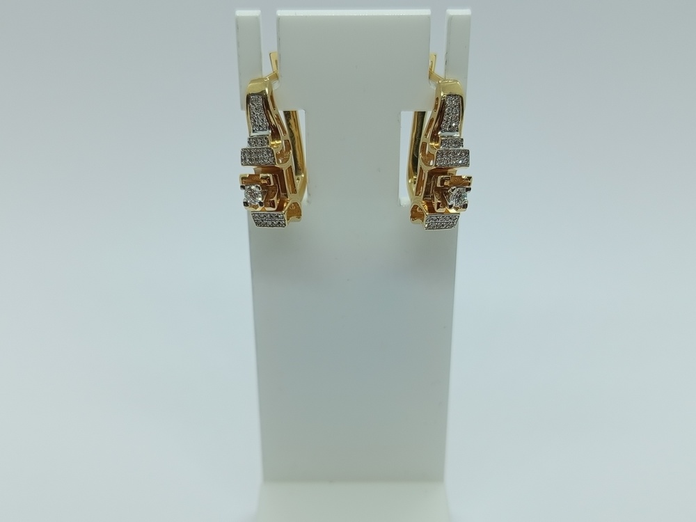 СЕРЬГИ БРИЛЛИАНТ Au 500