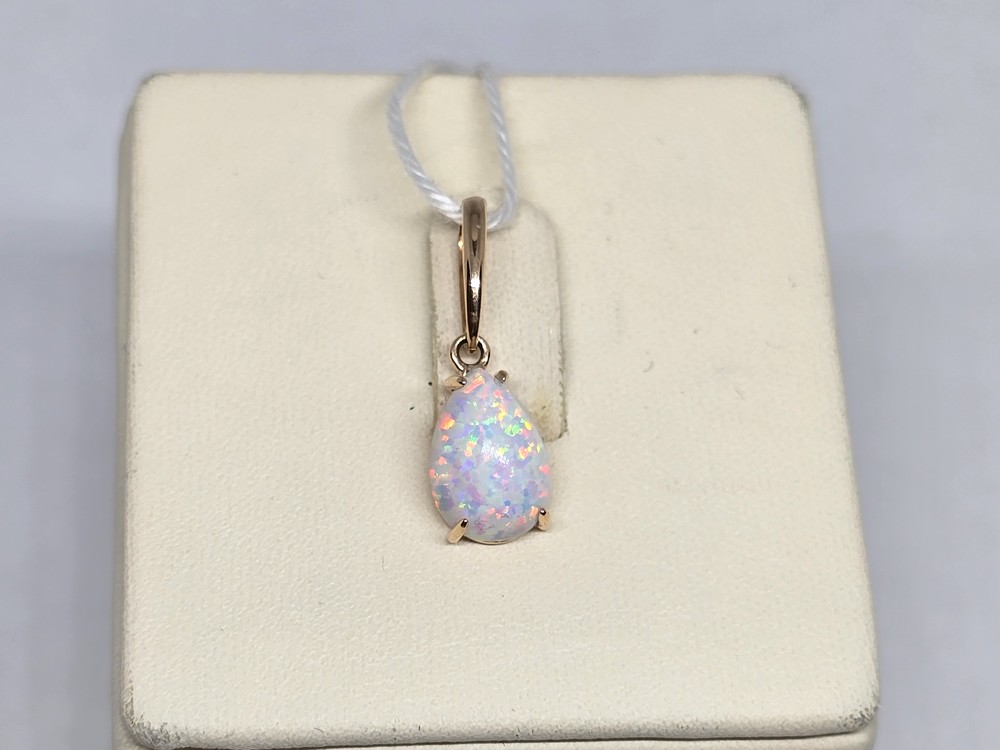 ПОДКМ585 ПОДВЕСКА С КАМНЕМ (Au 585)