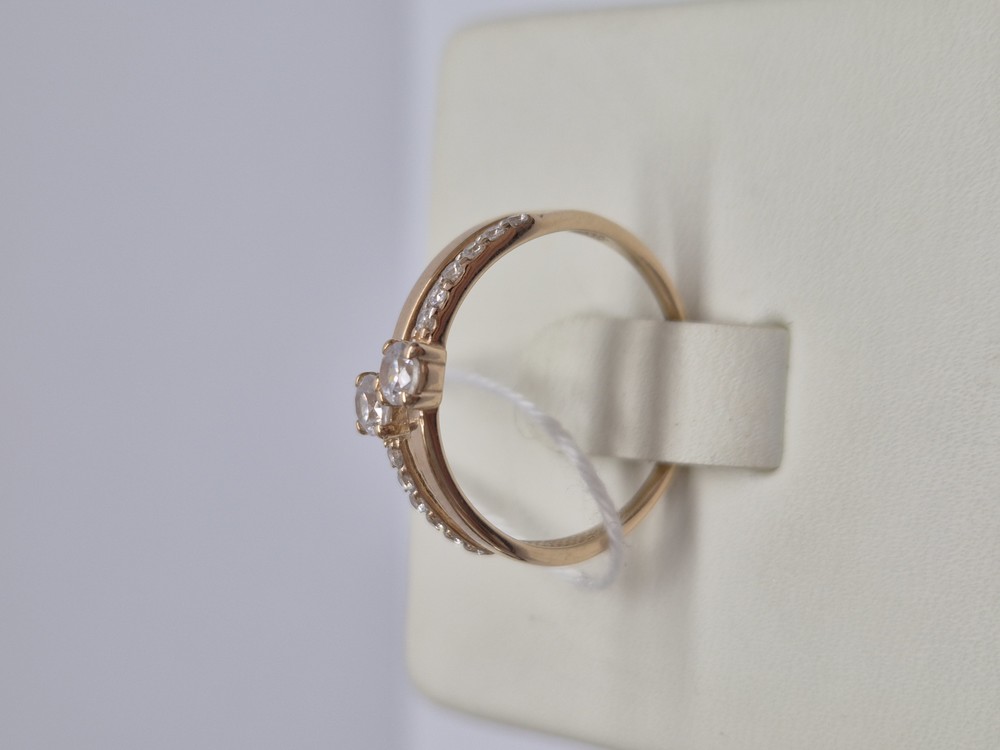 КОЛКМИ585 КОЛЬЦО С КАМНЯМИ (Au 585)