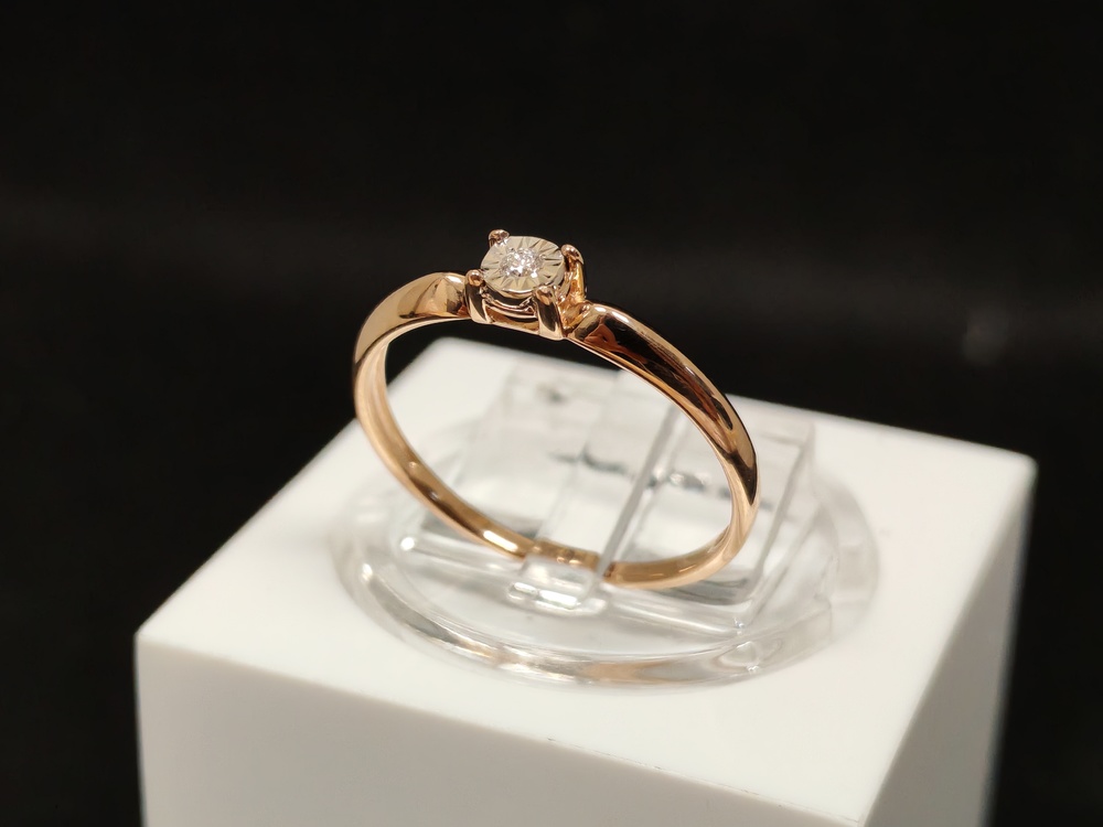 КОЛЬЦО БРИЛЛИАНТ Au 585