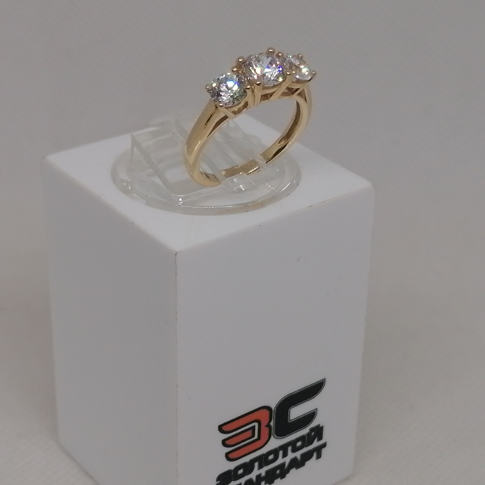 КОЛКМИ585 КОЛЬЦО С КАМНЯМИ (Au 585)