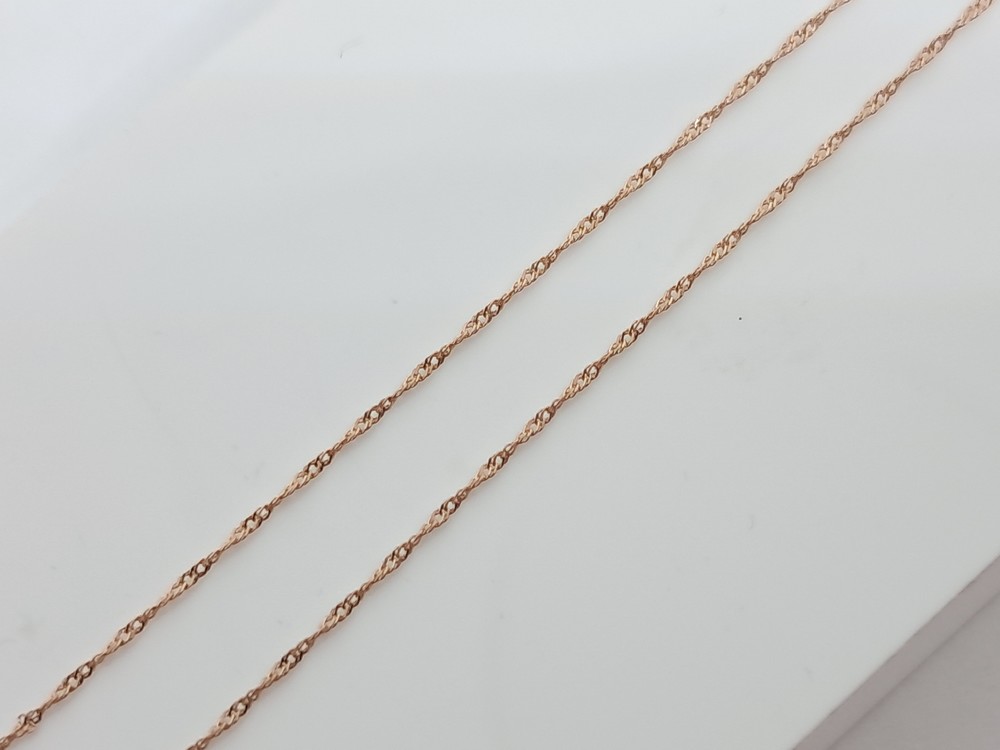 ЦПСИ585 ЦЕПЬ ПУСТОТЕЛАЯ Сингапур (Au 585)