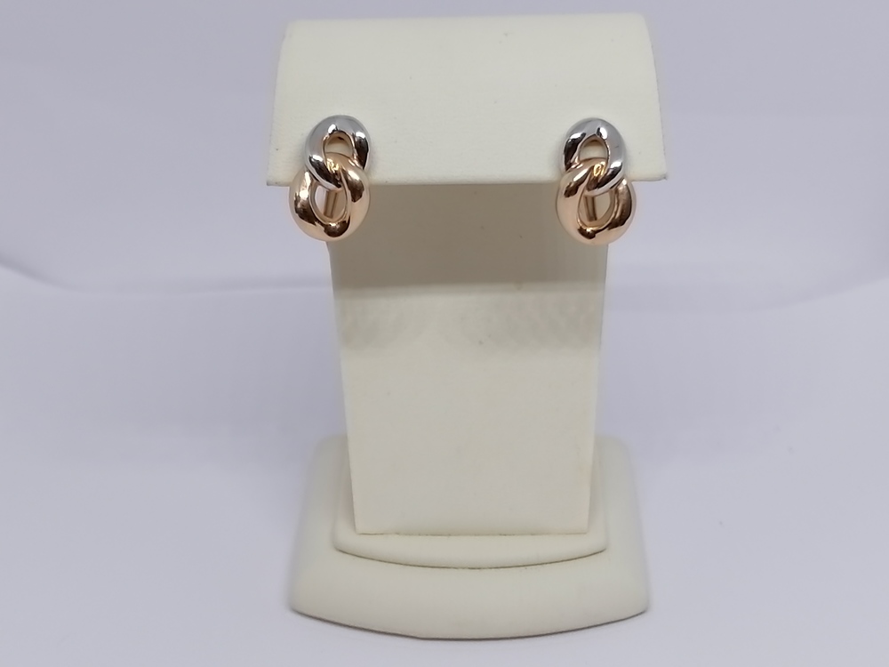 СБКМ585 СЕРЬГИ БЕЗ КАМНЯ (Au 585)