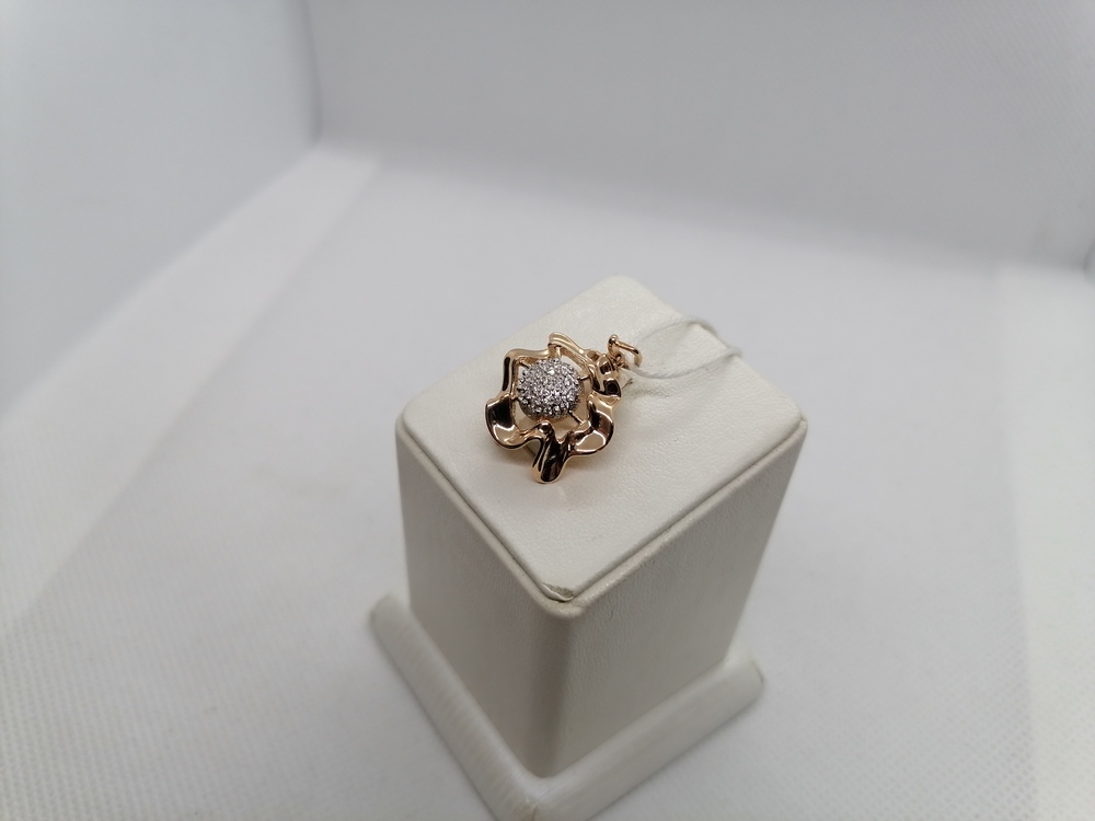 ПОДКМИ585 ПОДВЕСКА С КАМНЯМИ (Au 585)