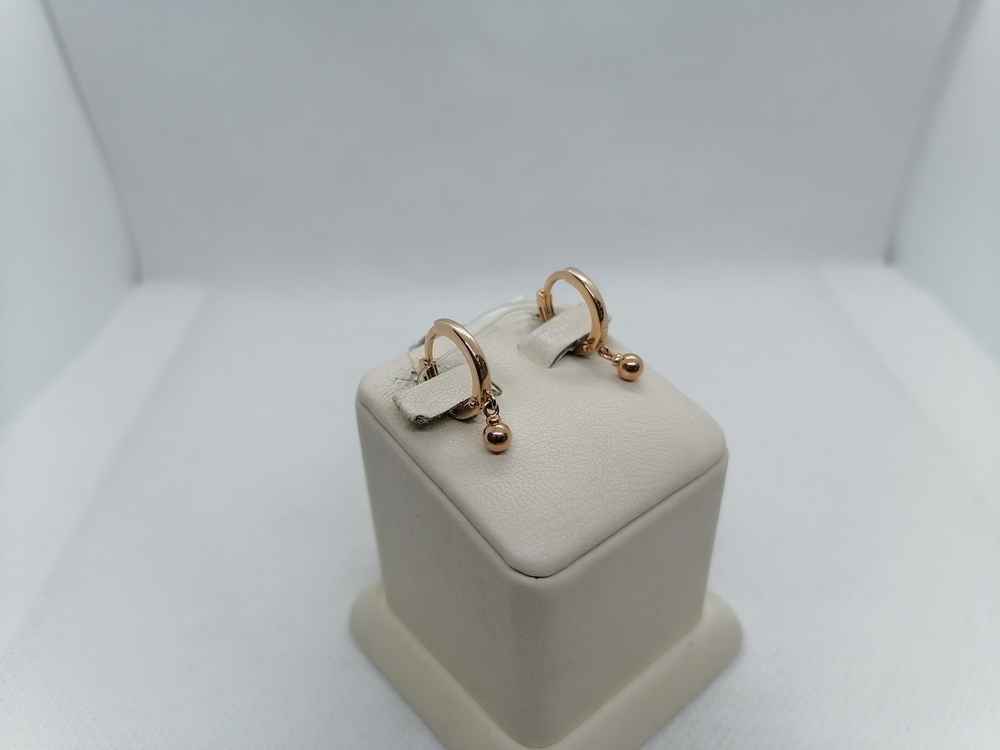 СЕРЬГИ БЕЗ КАМНЯ (Au 585)